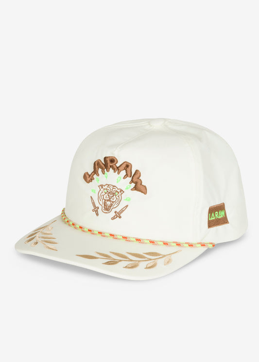 LOGO NYLON HAT WHT