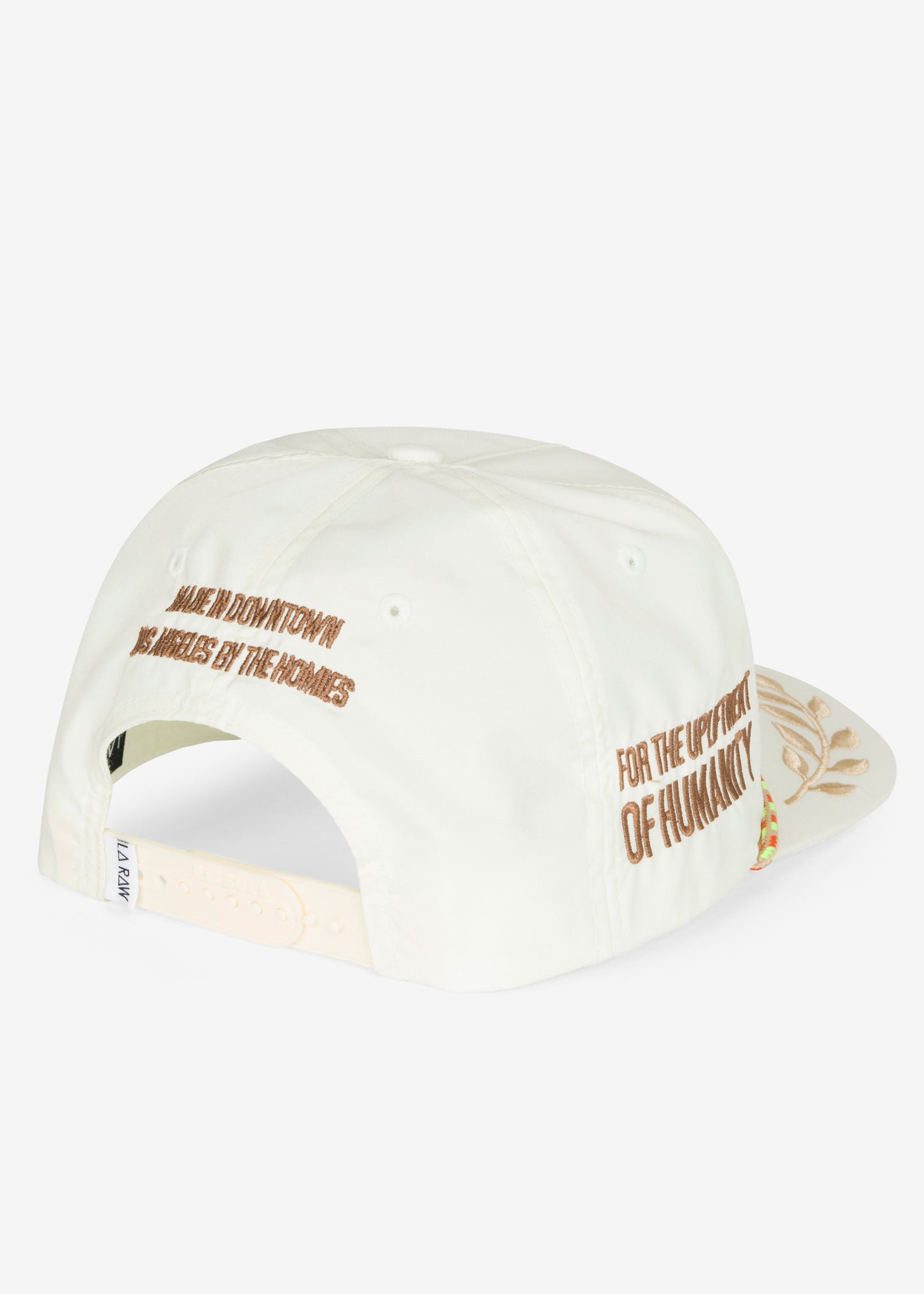 LOGO NYLON HAT WHT