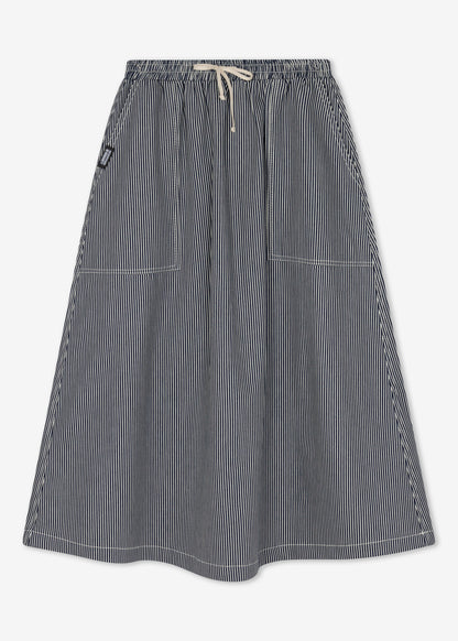 UTILITY LONG SKIRT DENIM